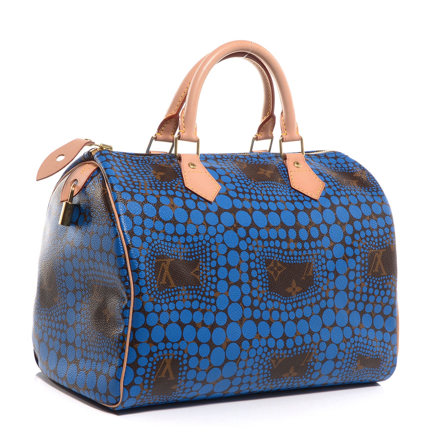 Monogram Kusama Town Speedy 30 Blue