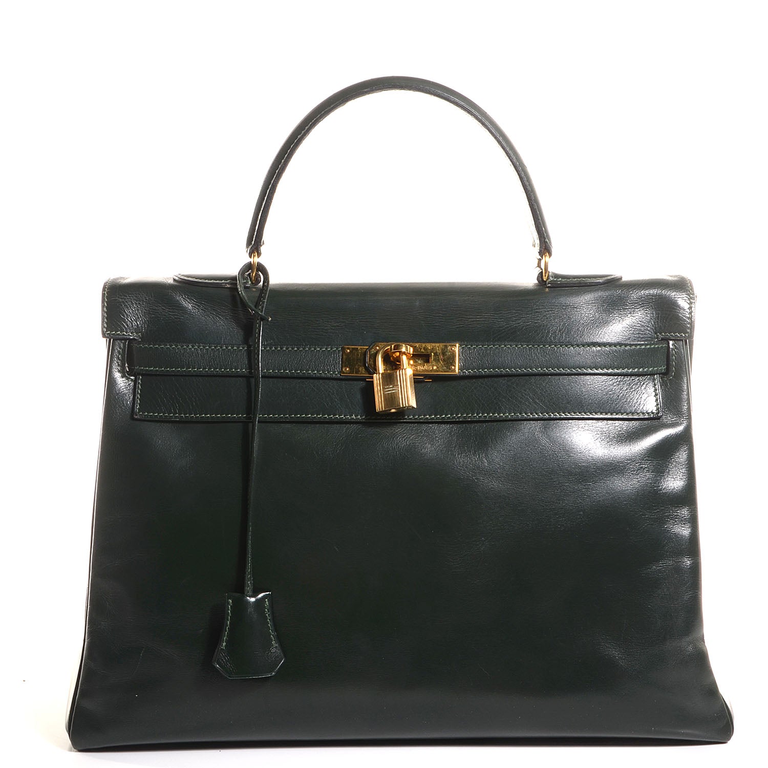 Hermes Box Kelly Retourne 35 Vert Fonce 1 of 20