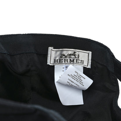 Hermes Cashmere Silk Cap 59 Black 6 of 7