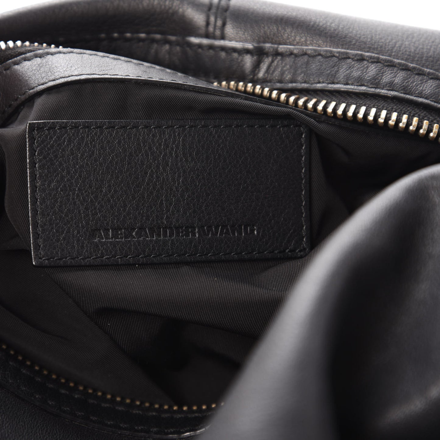 Calfskin Marina Top Handle Chain Satchel Black Rhodium Hardware