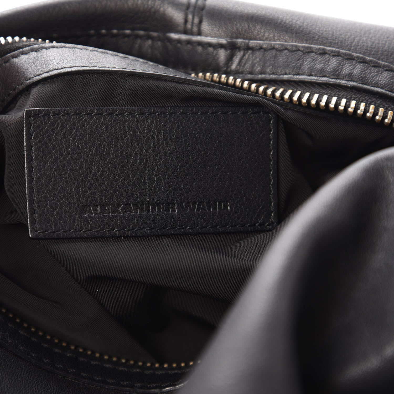 Alexander Wang Calfskin Marina Top Handle Chain Satchel Black Rhodium Hardware 8 of 9