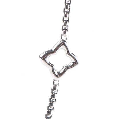 David Yurman Sterling Silver 25mm Quatrefoil Chain Necklace 4 of 8