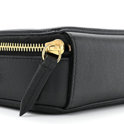 Gucci Wonka Grain Calfskin GG Monogram Star Embossed GG Top Handle Phone Case Black 10 of 10