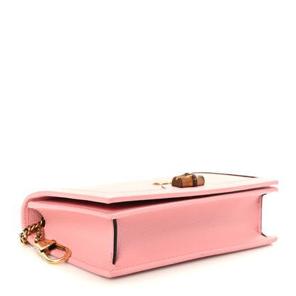 Gucci Textured Dollar Calfskin Mini Diana Chain Bag Wild Rose 4 of 10