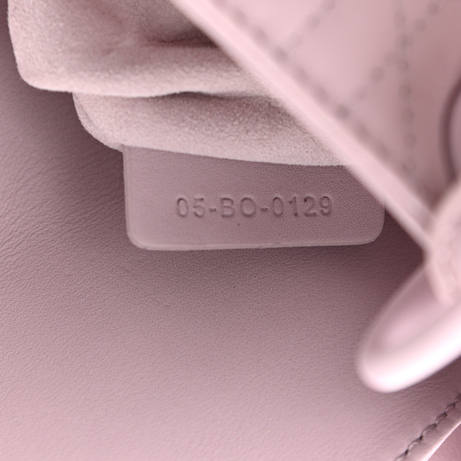 Christian Dior Ultra Matte Calfskin Cannage Mini Lady Dior Lavender 7 of 11