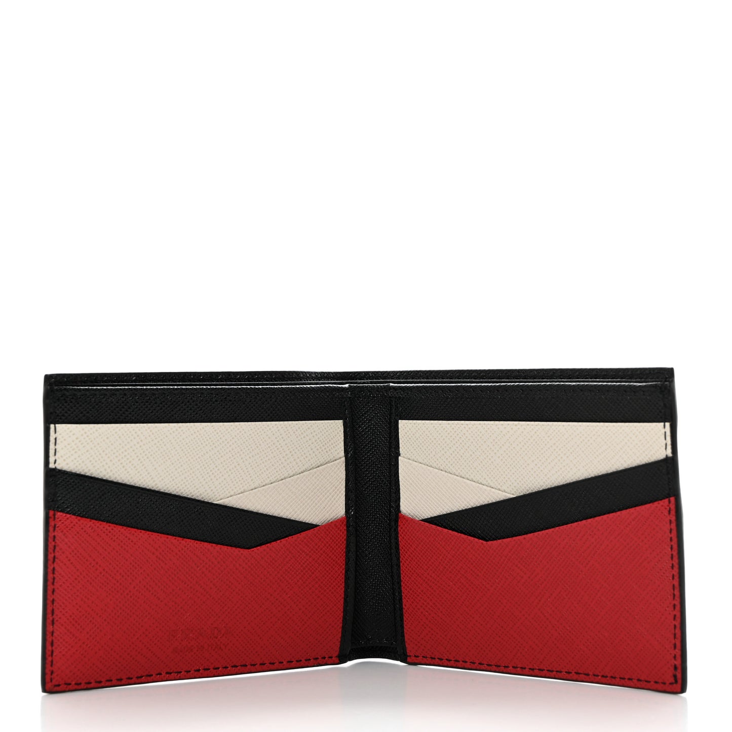 Saffiano Bi-Fold Wallet Black