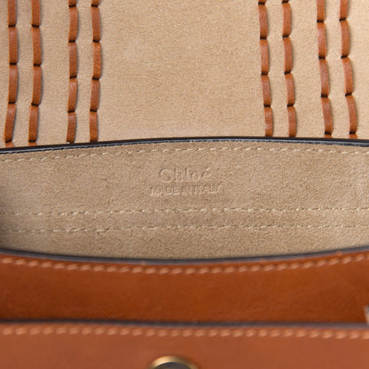 Chloe Calfskin Mini Hudson Shoulder Bag Caramel 6 of 9