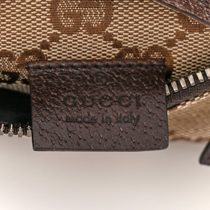 Gucci GG Monogram Double Pocket Belt Bag Dark Brown 6 of 10