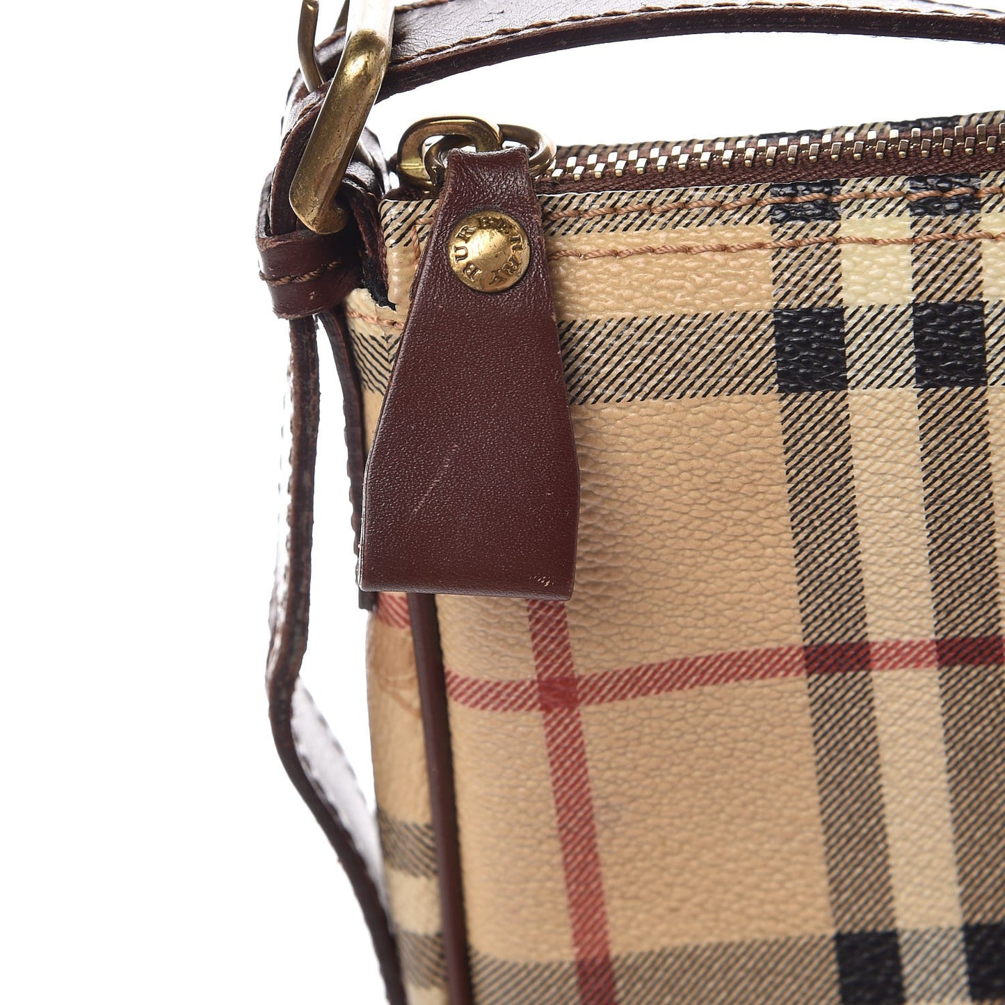 Haymarket Check Pochette Chocolate