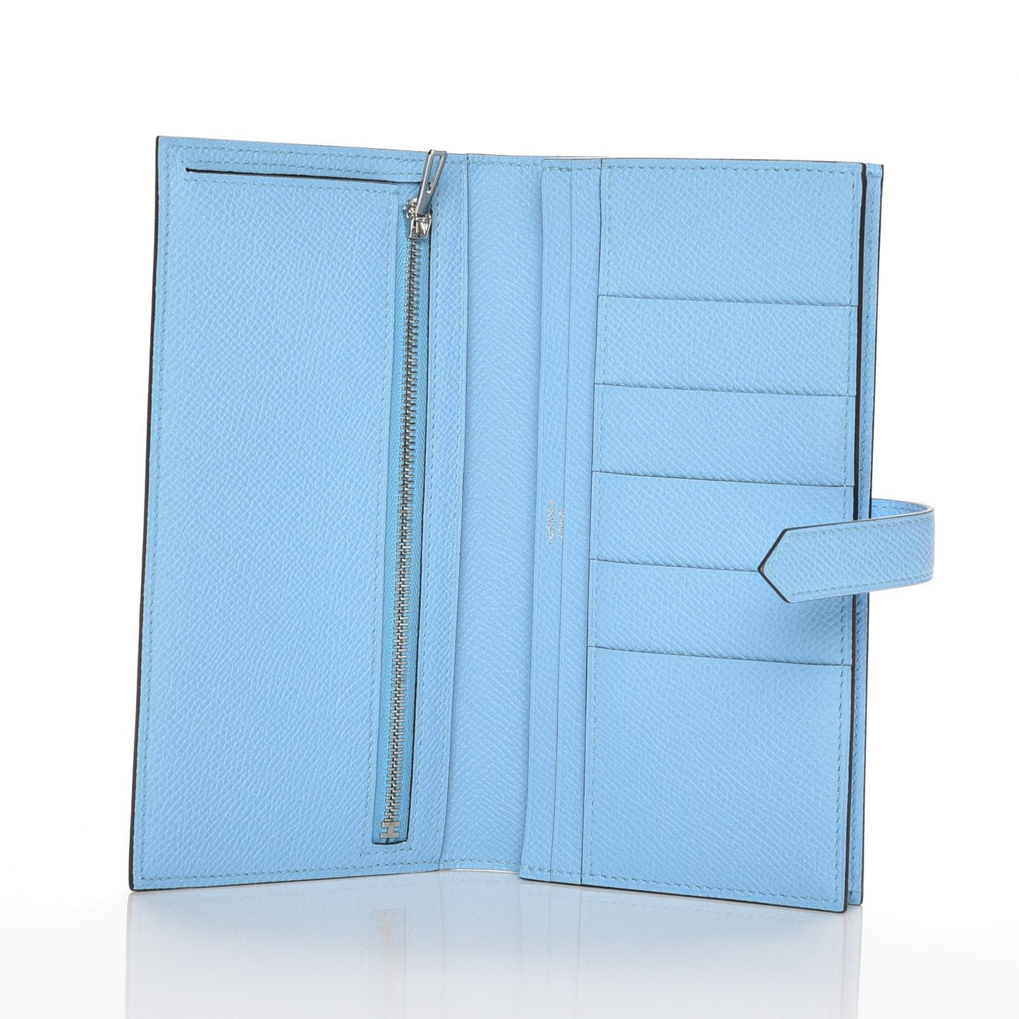 Epsom Bearn Gusset Wallet Bleu Zephyr