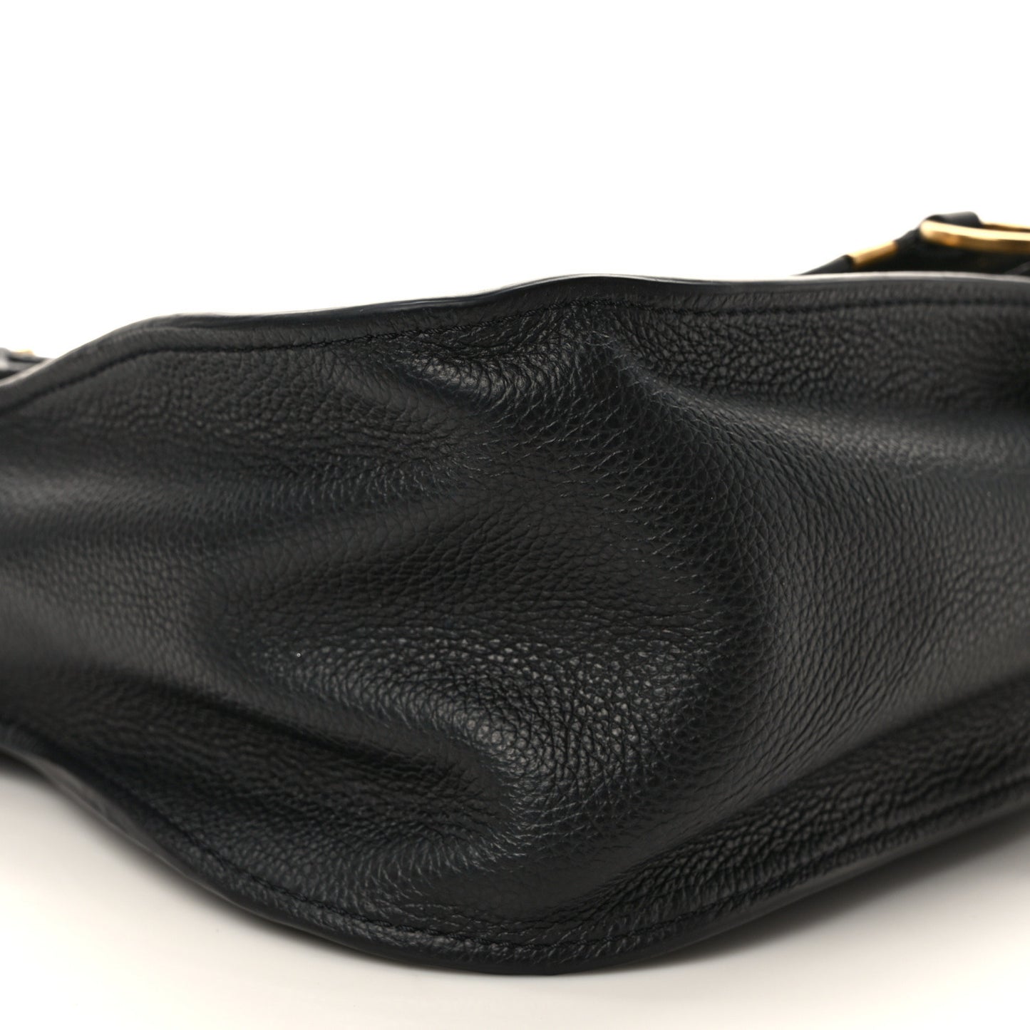 Calfskin Medium Marcie Satchel Black