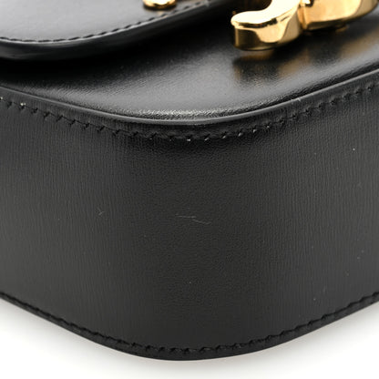 Celine Shiny Calfskin Mini Triomphe Black 8 of 9