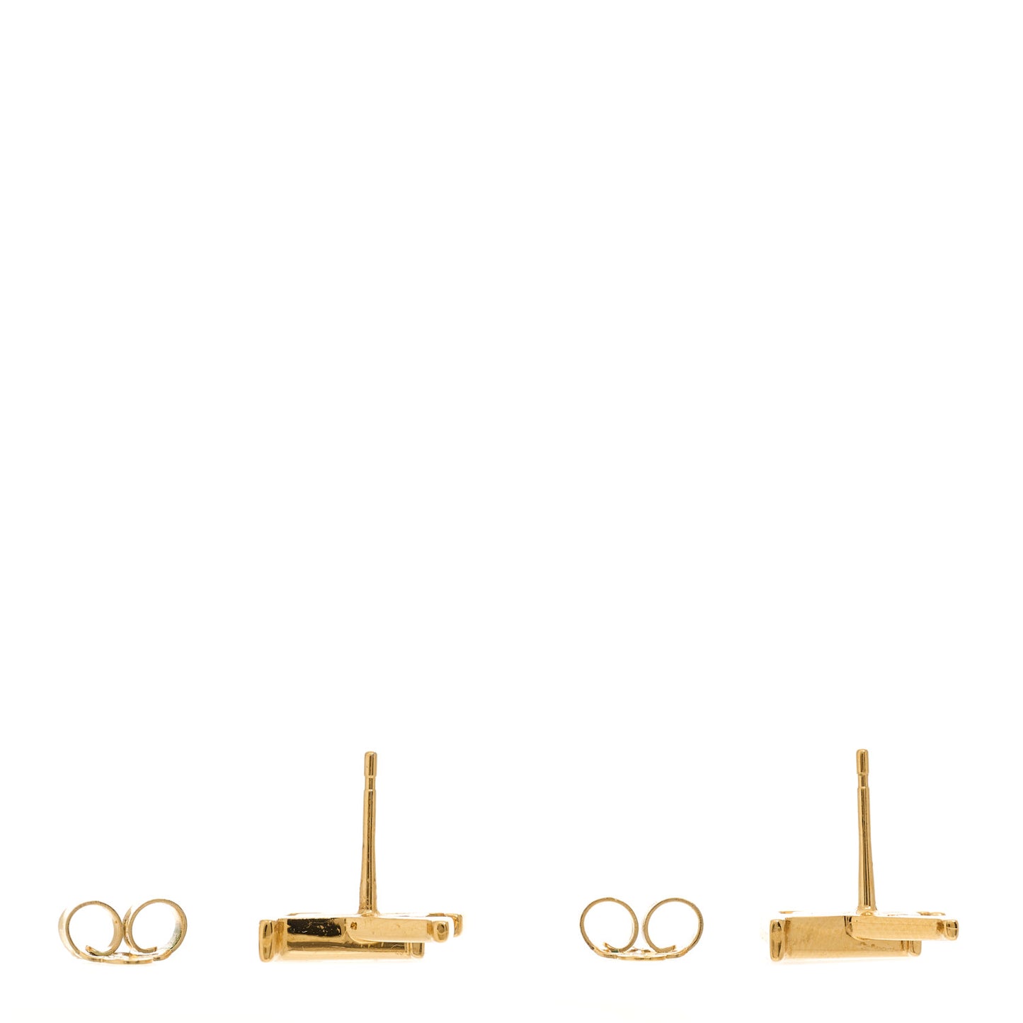 Metal LV Iconic Earrings Gold