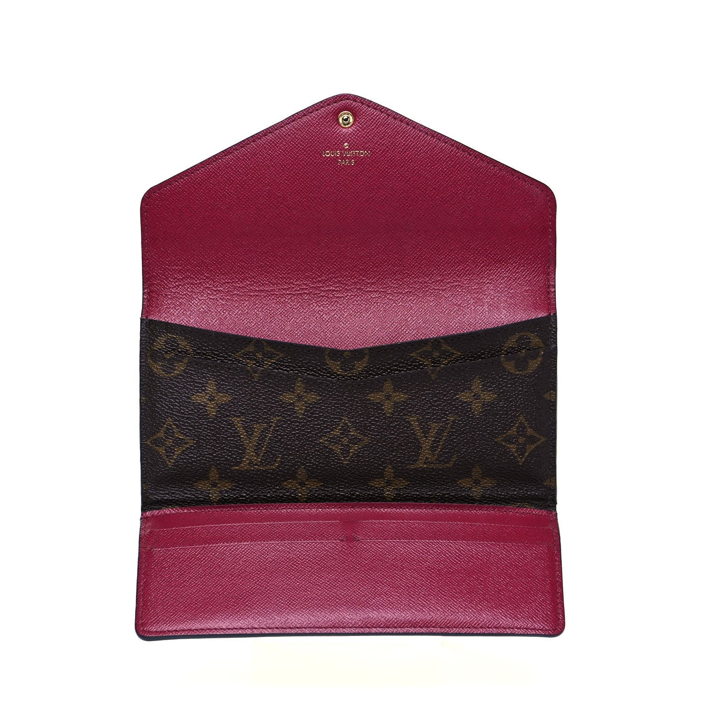 Monogram Josephine Wallet Fuchsia