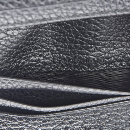 Gucci Pebbled Calfskin GG Marmont Card Case Black 7 of 8