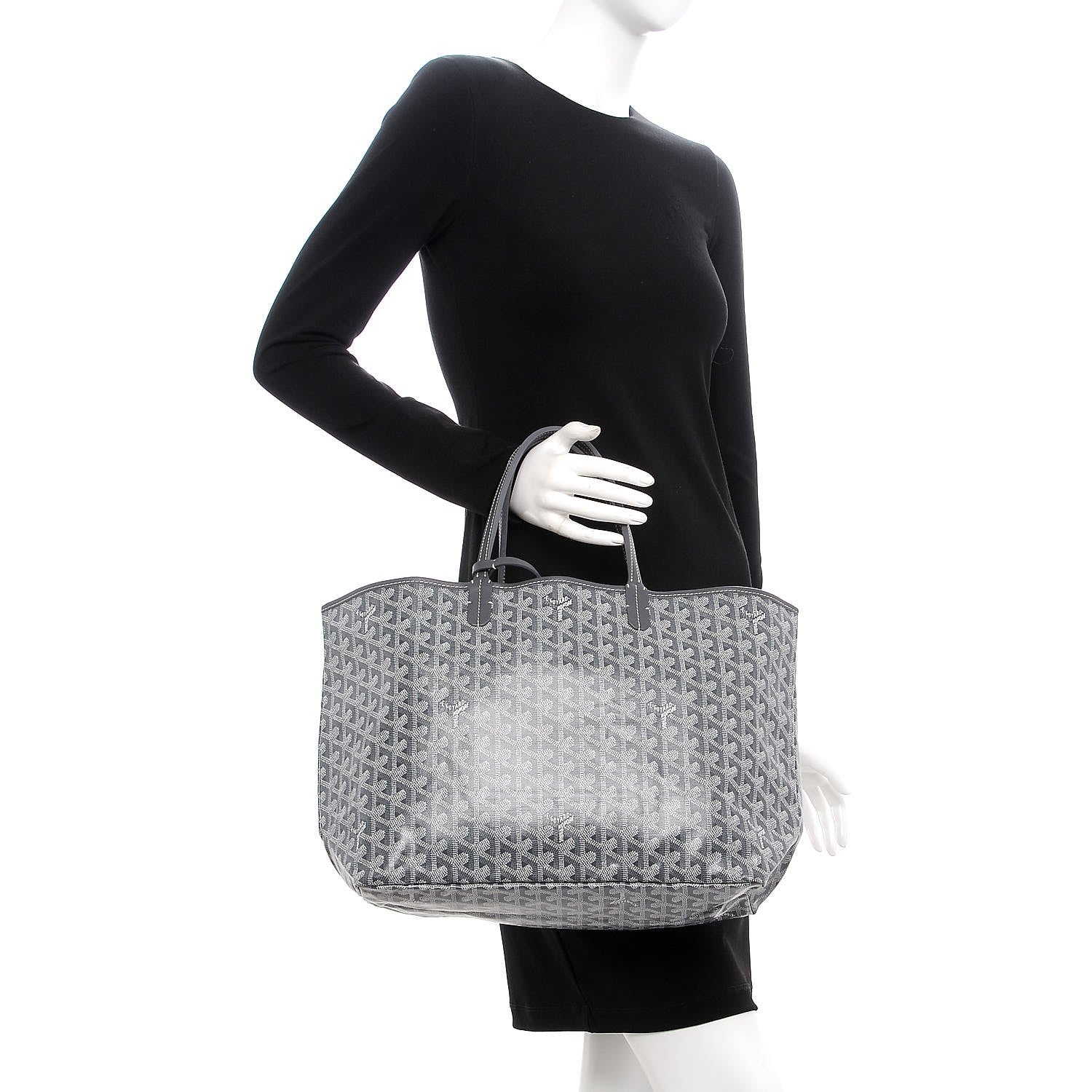 Goyard Goyardine Saint Louis PM Grey 2 of 8