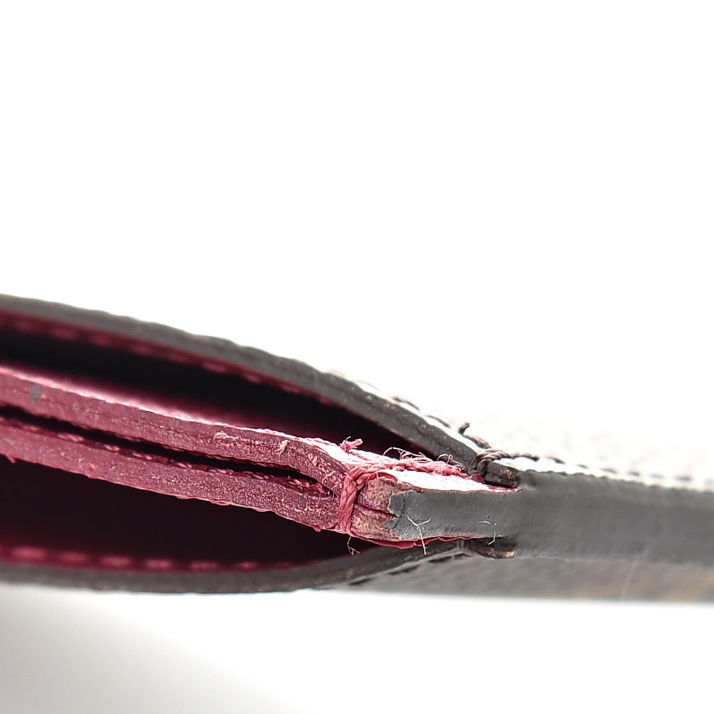 Monogram Card Holder Fuchsia