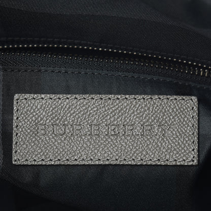 Burberry Textured Calfskin Briefcase Grey 6 of 17