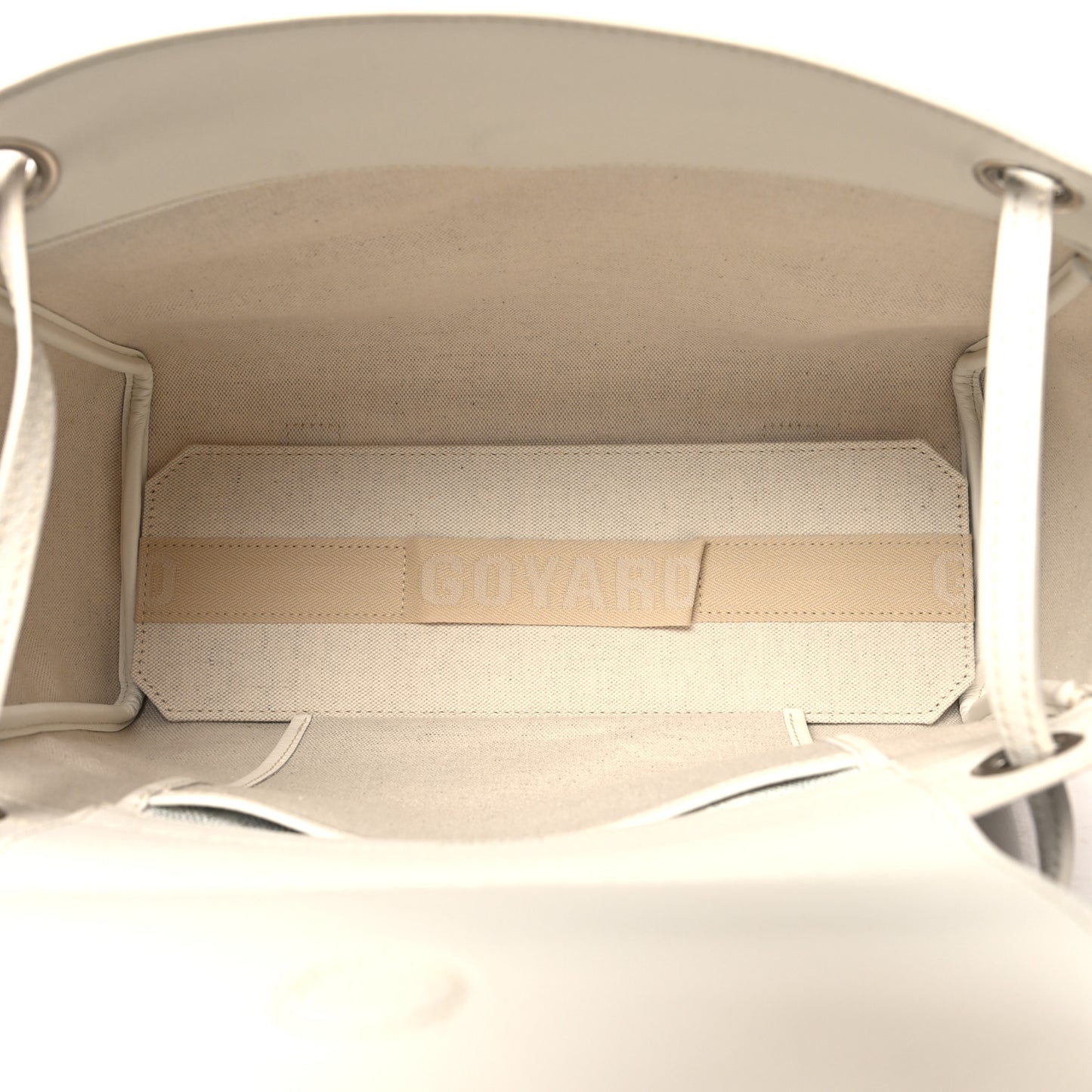 Goyardine Rouette PM White