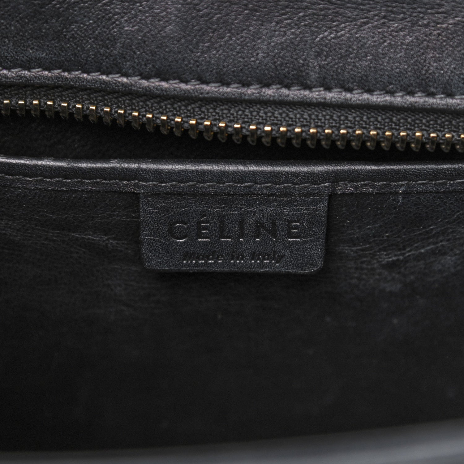 Celine Drummed Calfskin Nubuck Nano Tri-Color Luggage Ruby 5 of 19