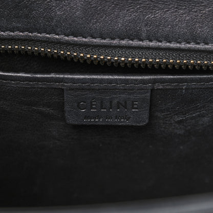 Celine Drummed Calfskin Nubuck Nano Tri-Color Luggage Ruby 5 of 19