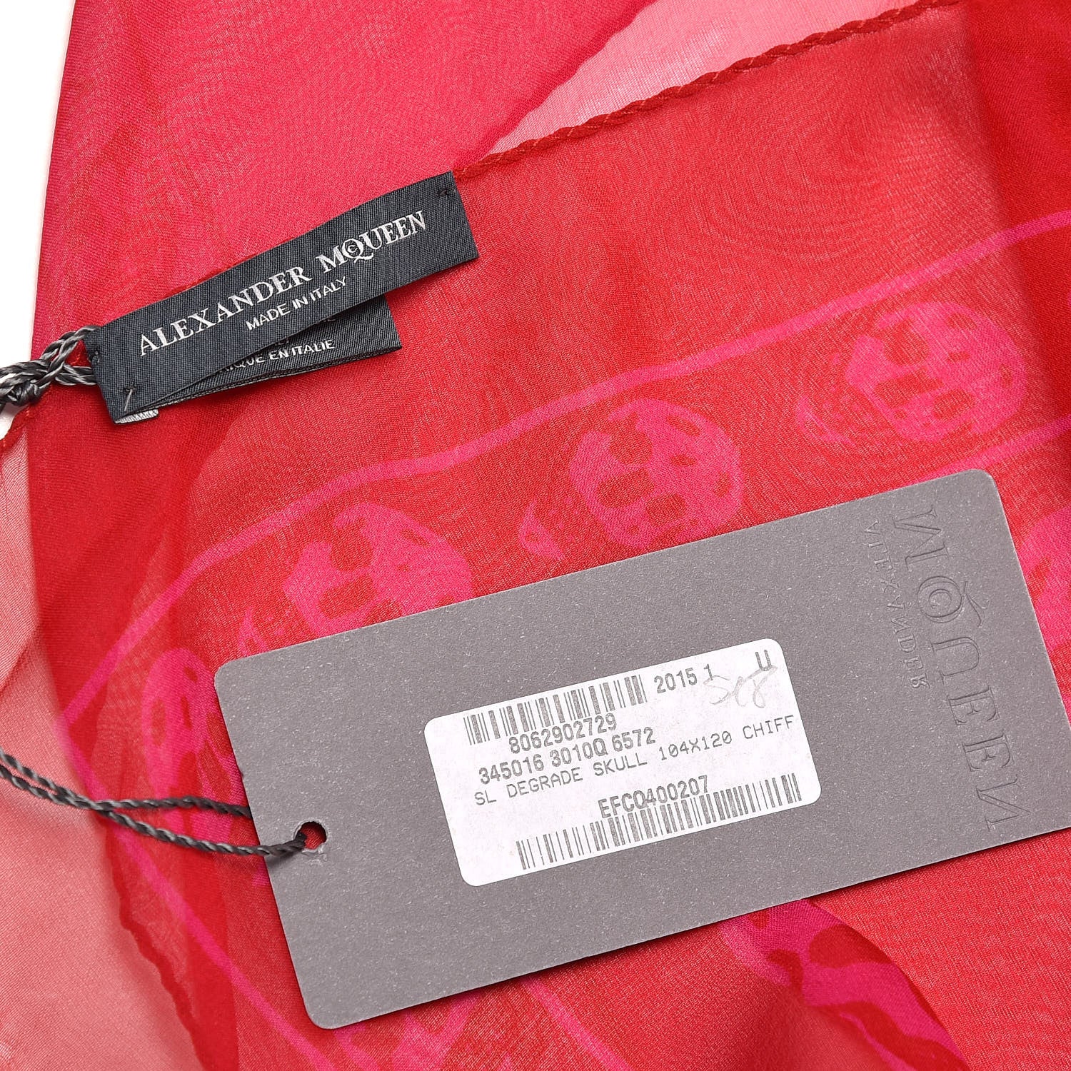 Alexander McQueen Modal Silk Degrade Skull Scarf 4 of 5