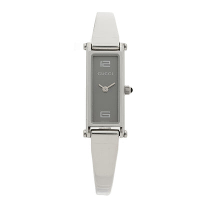 Gucci Stainless Steel 12mm 1500L Quartz Watch Grey 1 of 4