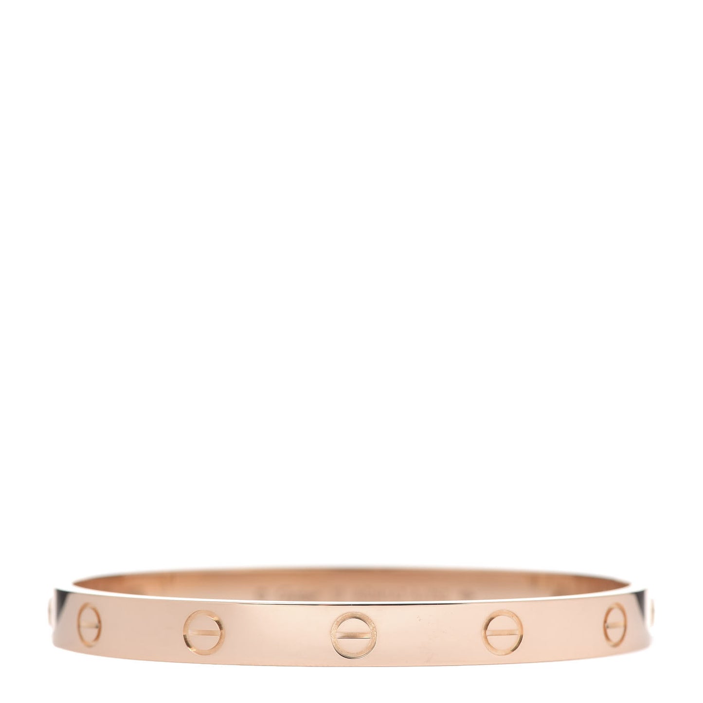 18K Pink Gold LOVE Bracelet 17