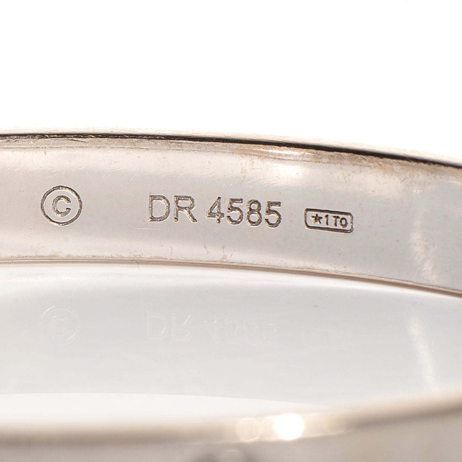Cartier 18K White Gold LOVE Bracelet 17 5 of 6