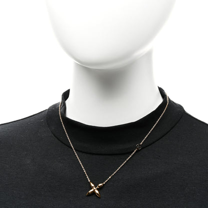 Louis Vuitton Metal Louisette Necklace Gold 2 of 5