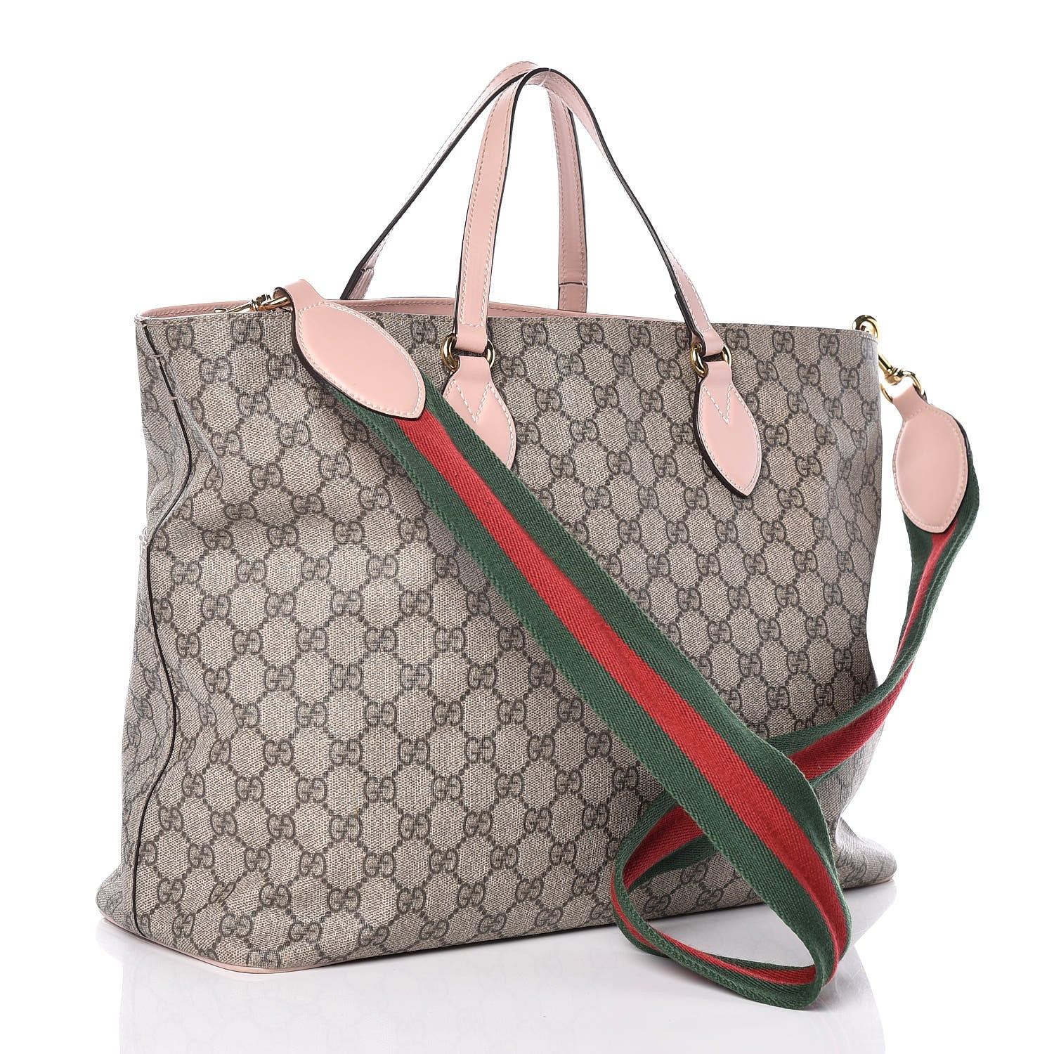 Gucci GG Supreme Monogram Diaper Bag Pink 4 of 21
