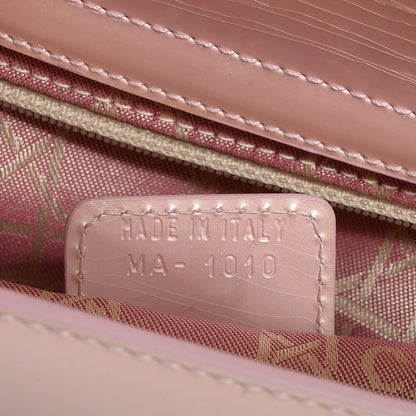 Christian Dior Leather Chrome Beaded Malice Tote Rose Poudre 7 of 9
