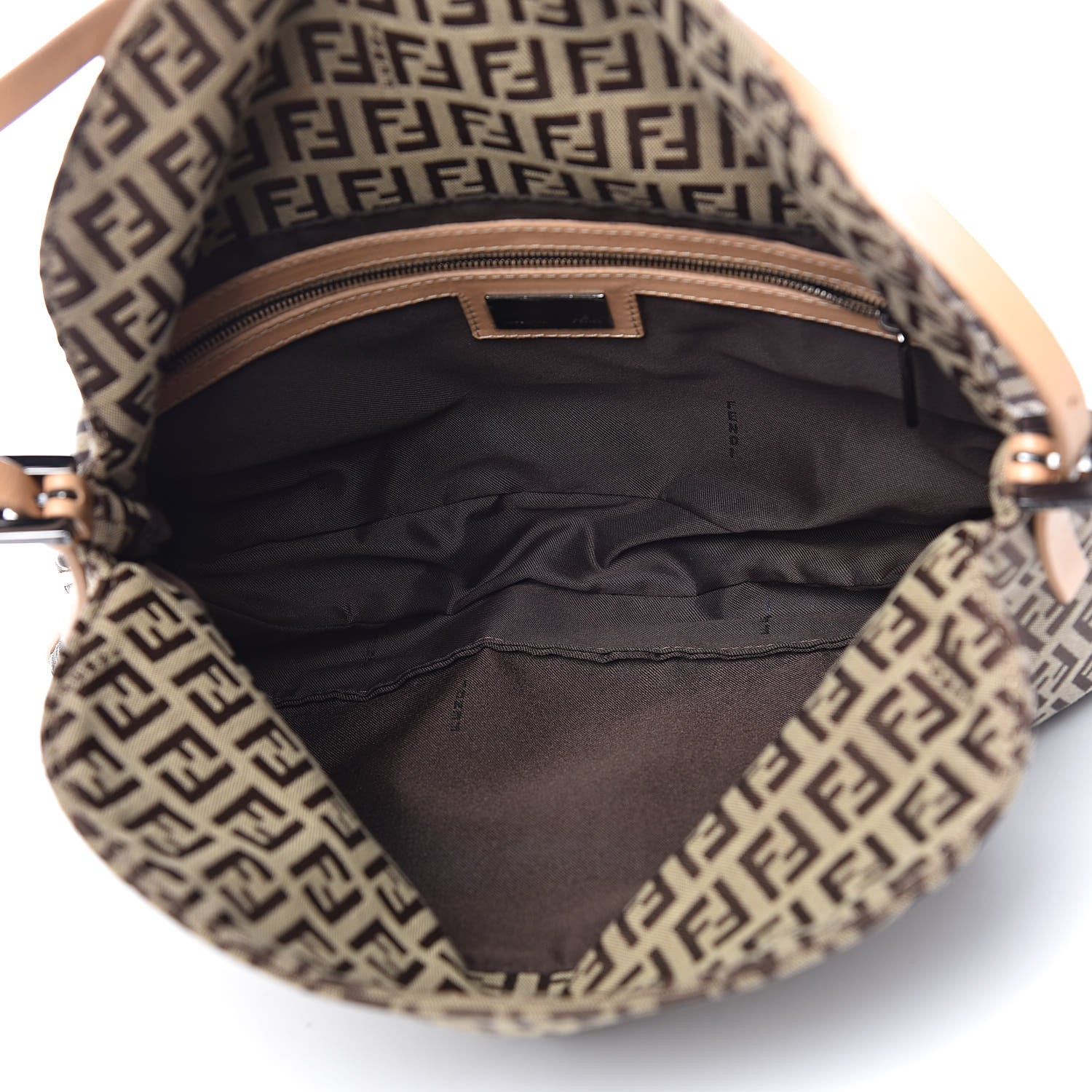 Fendi Zucchino Baguette Beige 5 of 19