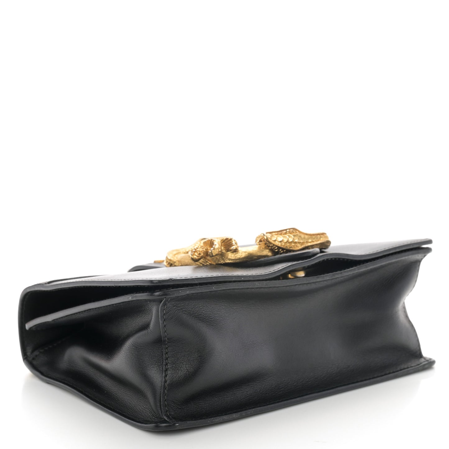 City Calf Saffiano Animalier Cahier Bag Black