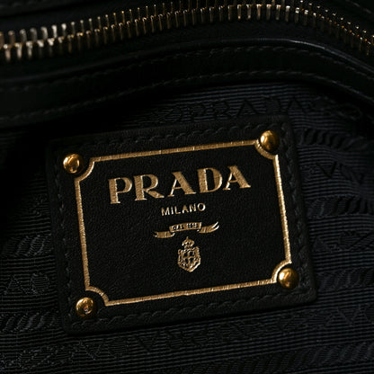 Prada Soft Calfskin Shopping Tote Black 11 of 17