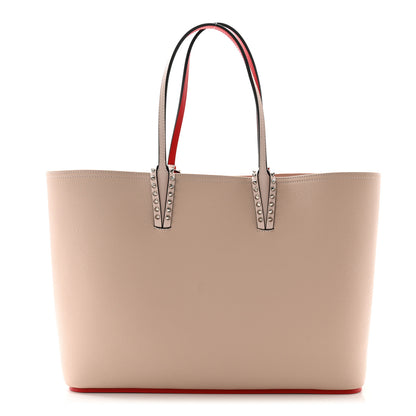 Christian Louboutin Calfskin Spikes East West Cabata Tote Ballerina 1 of 11