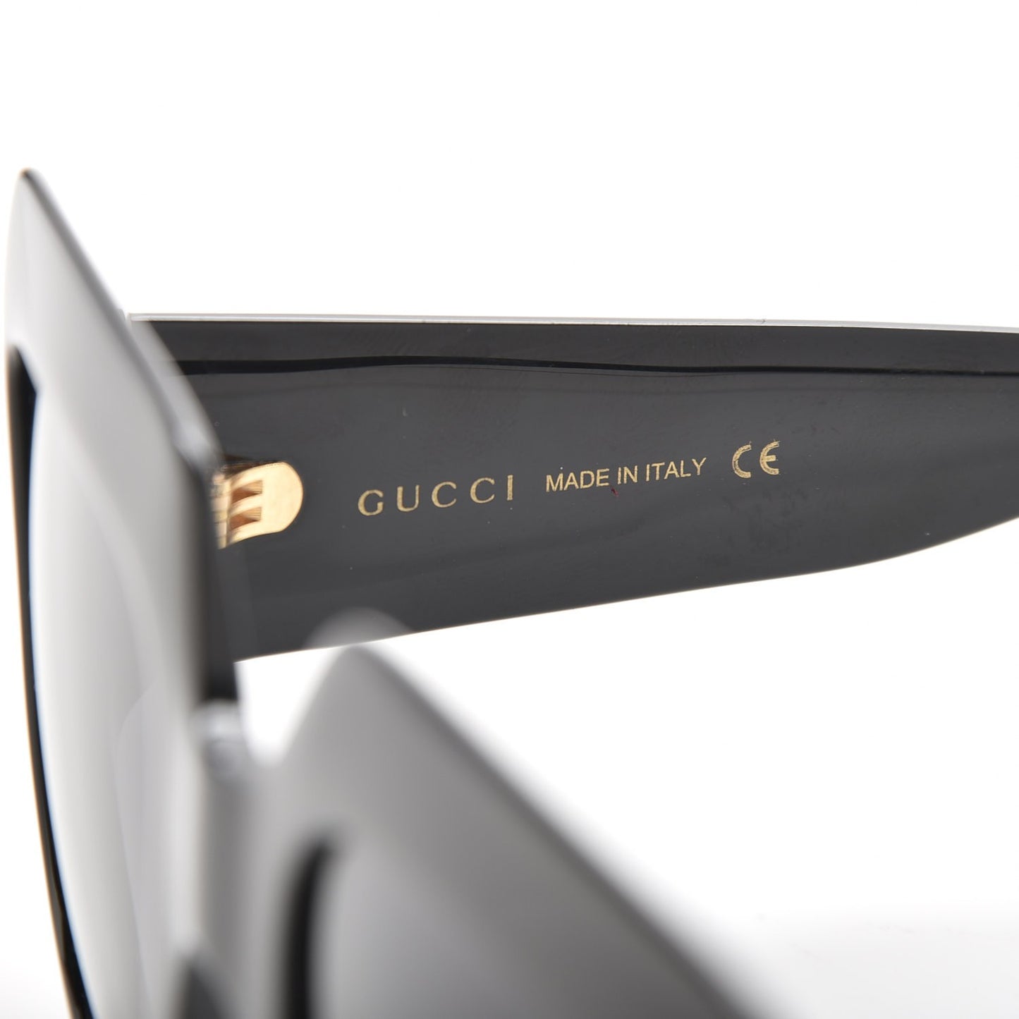 Acetate Square Frame Sunglasses GG0053S Black