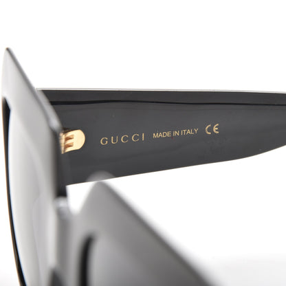 Gucci Acetate Square Frame Sunglasses GG0053S Black 6 of 9