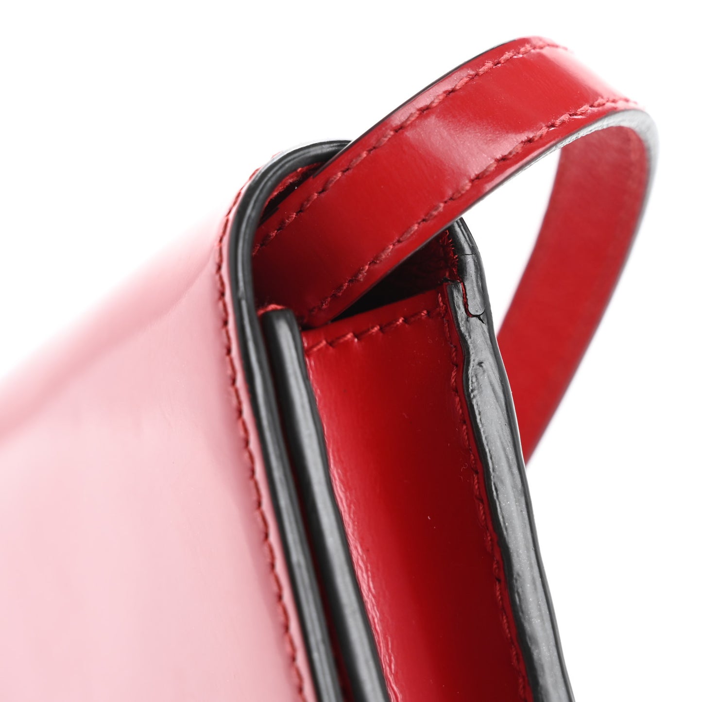Shade Lux Calfskin Icon Wallet Hibiscus Red