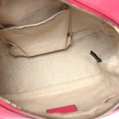 Gucci Pebbled Calfskin Small Soho Disco Bag Pink 5 of 10