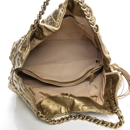 Chanel Calfskin Embroidered Ca D’Oro Tote Gold 5 of 8