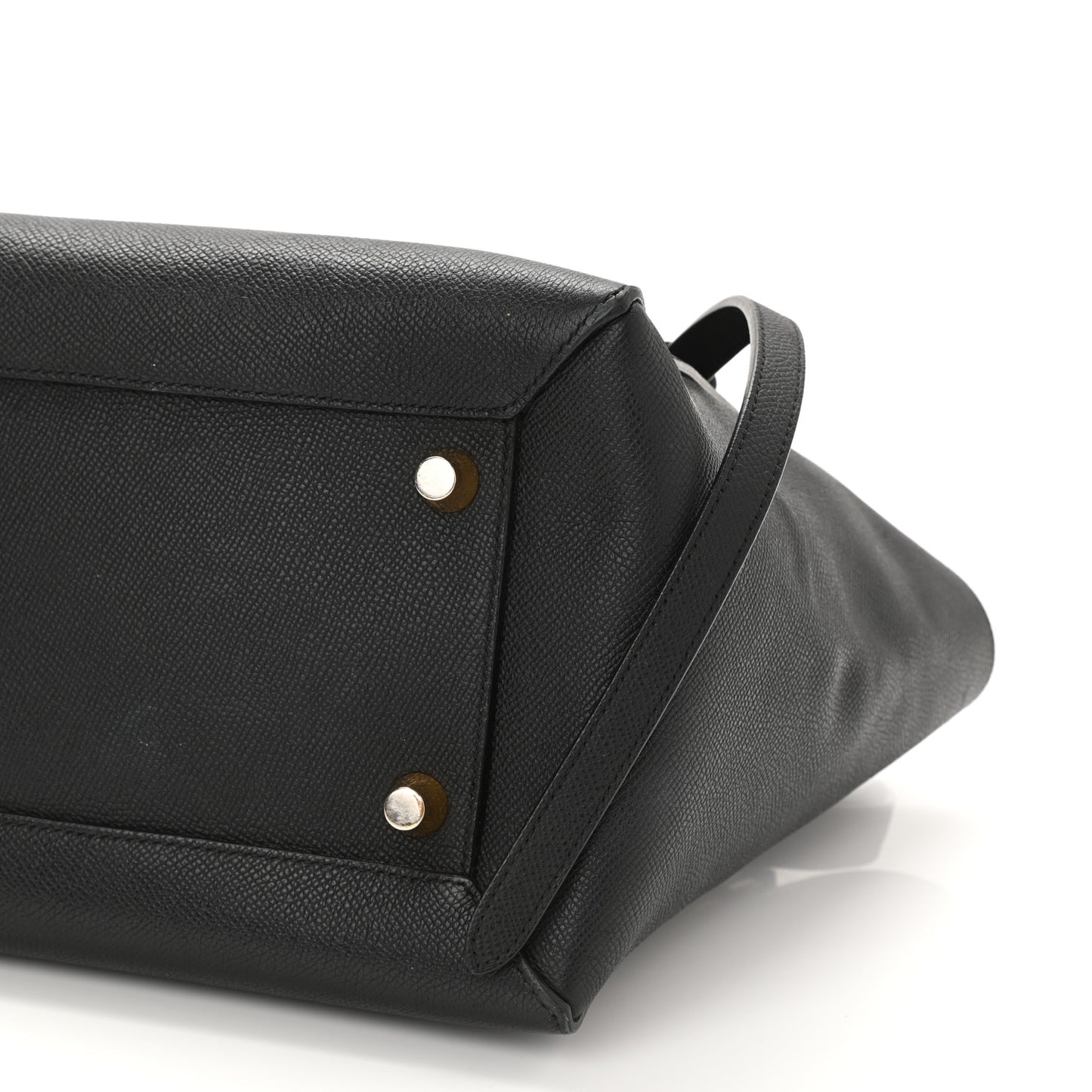 Grained Calfskin Mini Belt Bag Black