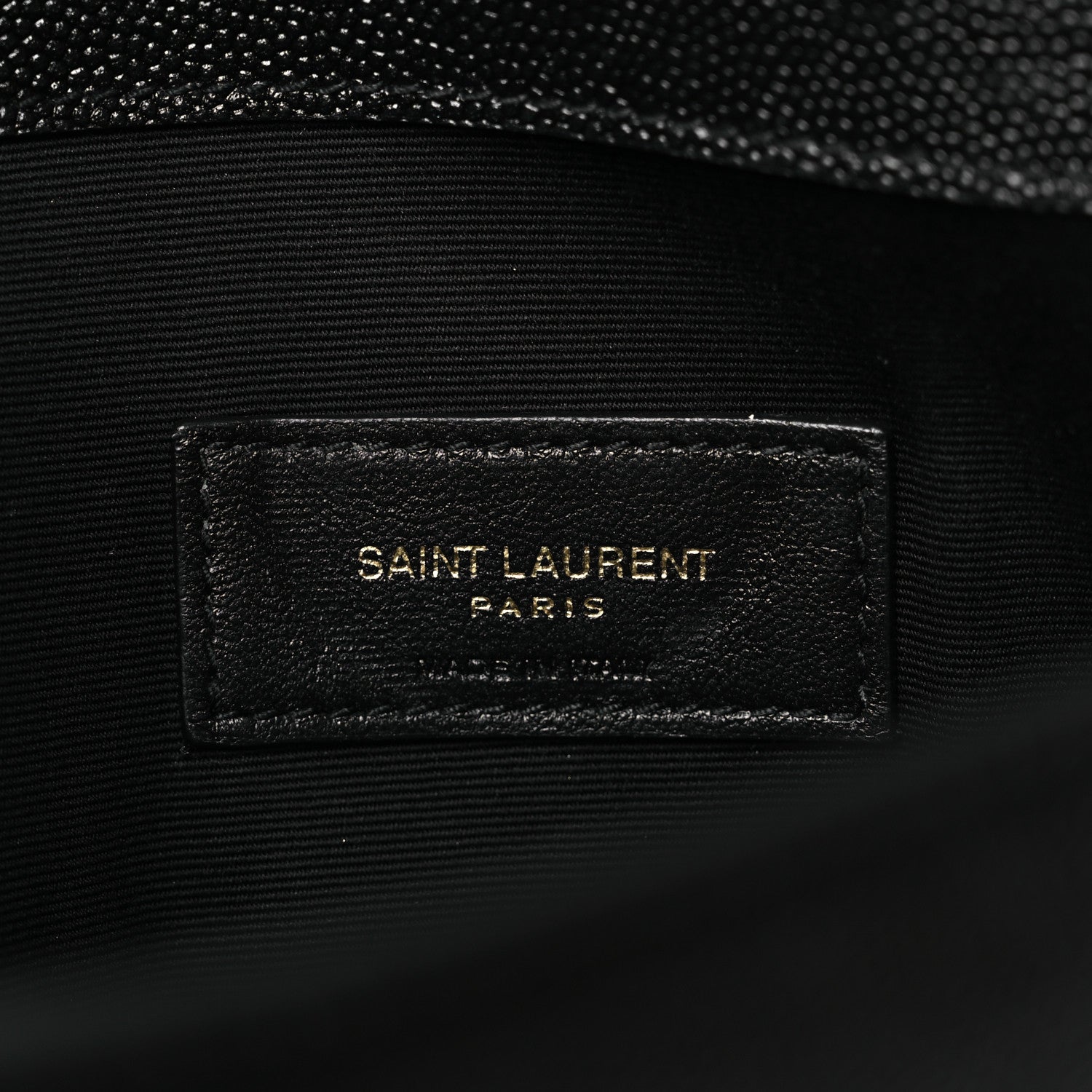 Saint Laurent Grain De Poudre Uptown Pouch Black 6 of 9