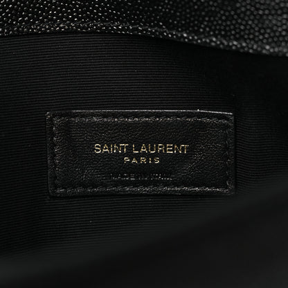 Saint Laurent Grain De Poudre Uptown Pouch Black 6 of 9