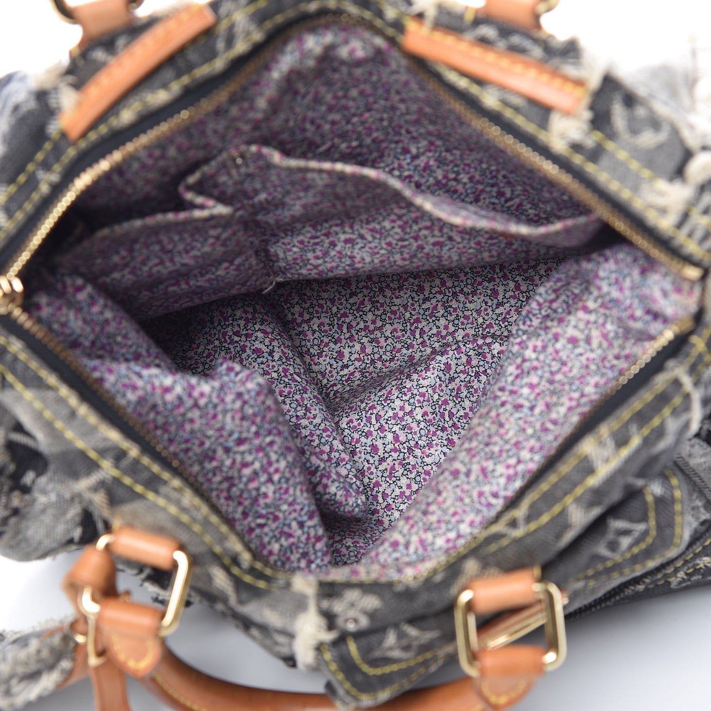 Denim Patchwork Speedy 30 Grey