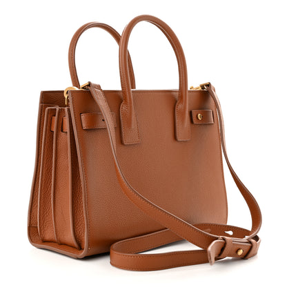 Saint Laurent Grained Calfskin Baby Sac De Jour Supple Canyon 3 of 10