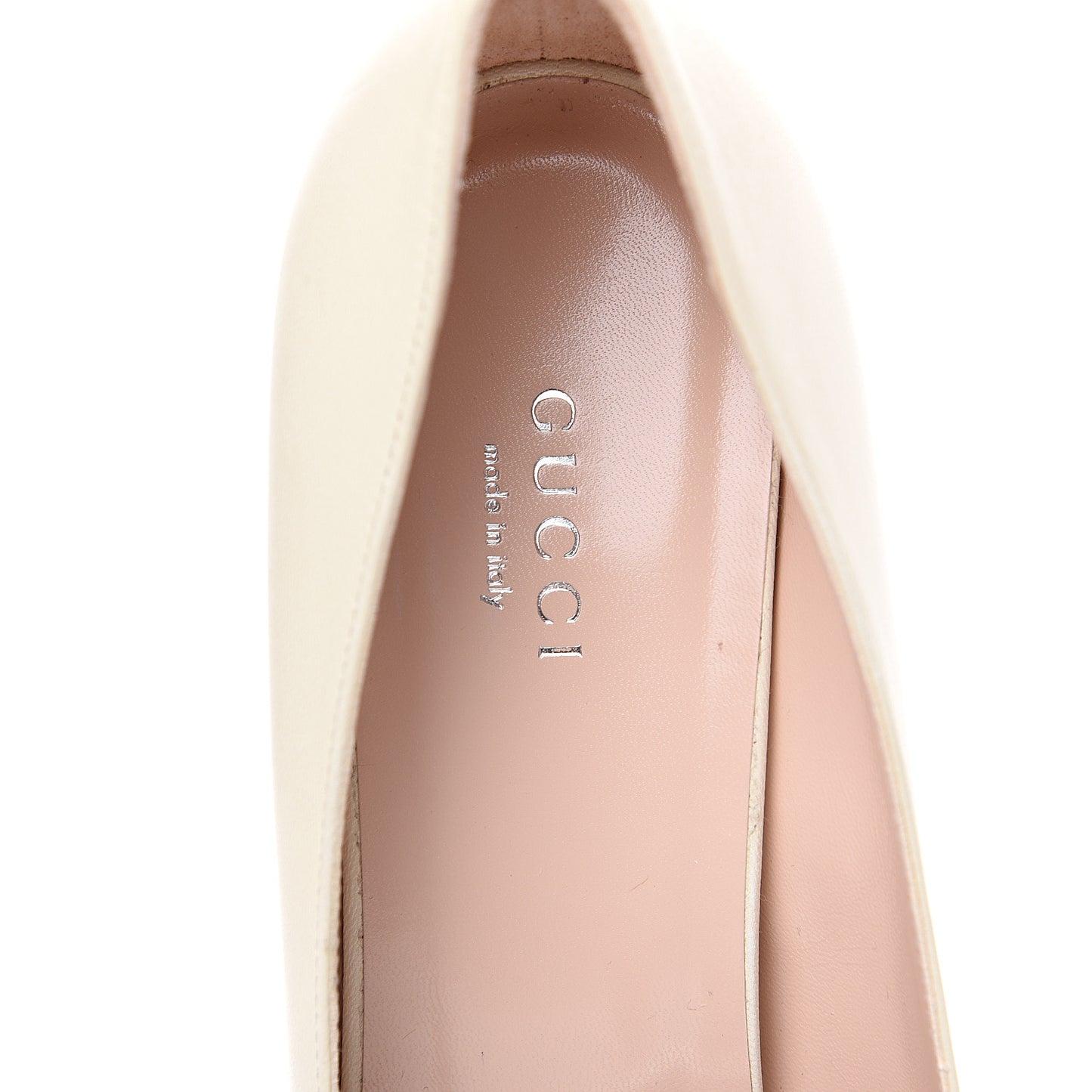 Malaga Kid Crystal Square G Madelyn Mid Heel Loafer Pumps 38 Ivory