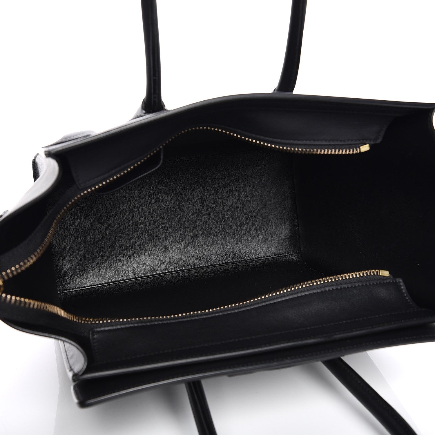 Celine Smooth Calfskin Micro Luggage Black 5 of 9