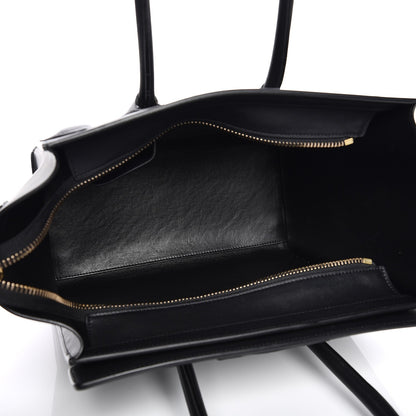 Celine Smooth Calfskin Micro Luggage Black 5 of 9