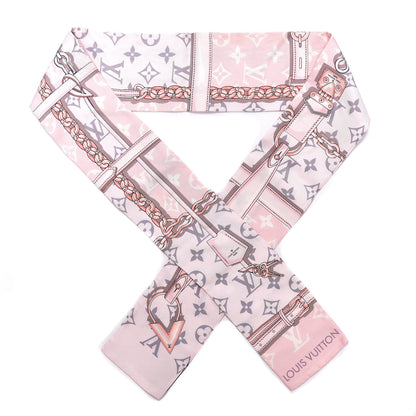 Louis Vuitton Silk Monogram Confidential Bandeau Light Pink 1 of 4